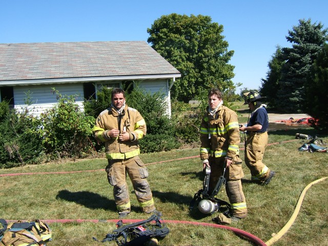 Live fire training on Dowlin Forge Road 2005.